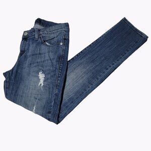 Rock Republic Berlin Jeans Womens Size 10 Straight Low Rise Medium Wash Denim